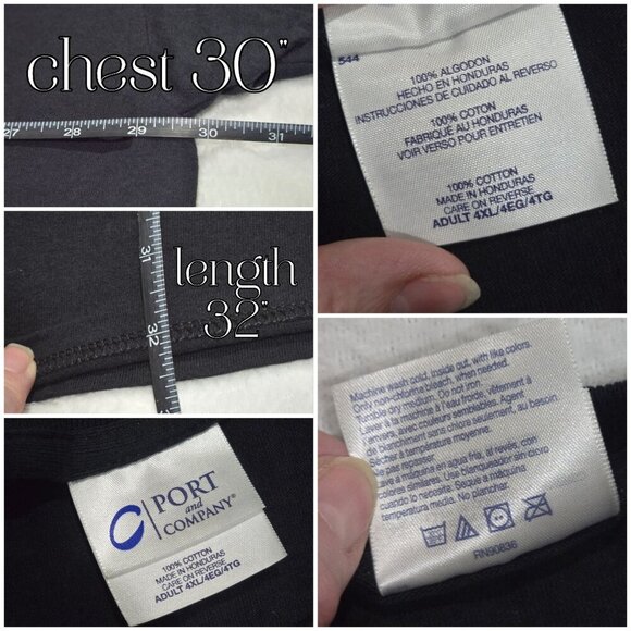 Canvas Funny Graphic Tee – Black 4XL Crewneck Cotton Shirt w/ “Don’t Hate Me...” - Picture 4 of 5